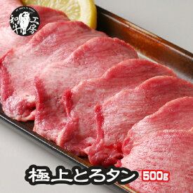 牛タン 肉 ホルモン 鹿児島県産 A5ランク 黒毛和牛 極上とろ タン 500g 秘伝塩こしょう付き ギフト 牛たん