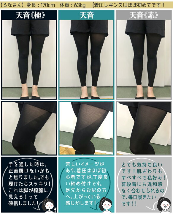 楽天市場 着圧レギンス履き比べ3点セット 着圧レギンス 加圧レギンス補正下着 補整下着 ぽっこりお腹 ヒップアップ スタイルアップ 産後 補正レギンス スパッツ 大きいサイズ 引き締め 骨盤 下腹 レディース くびれ ダイエット ウエスト 天音 Amane あまね 補正屋