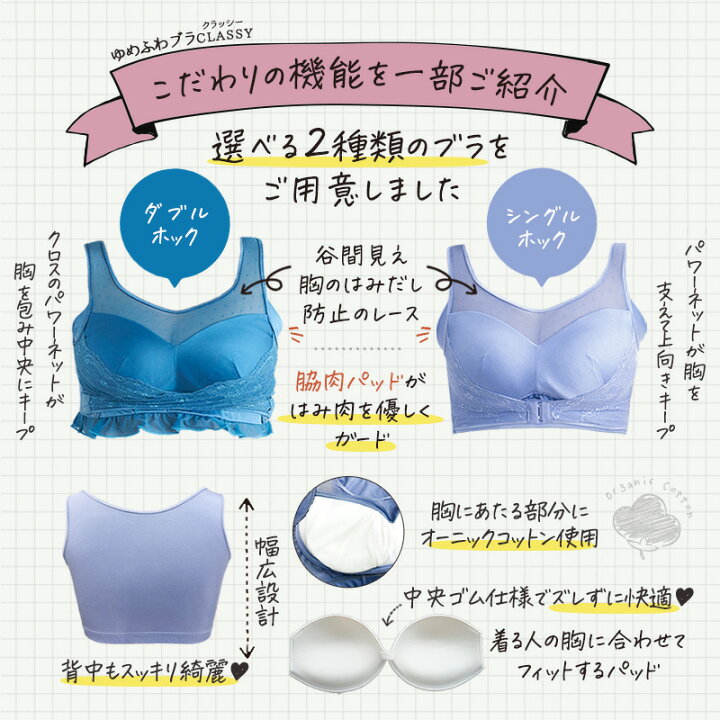 楽天市場】《5枚セット》【柔らか胸をつぶさない】mybest第1位受賞 