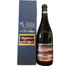 兎田ワイナリー 秩父ルージュ 2021 ピーテッドウイスキー樽熟成 秩父雲海ラベル 750ml カートン付き 赤ワイン 日本ワイン 埼玉 USAGIDA WINERY