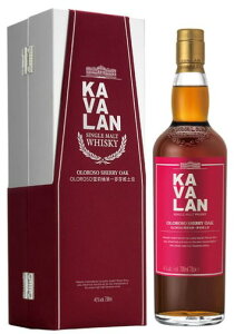 KAVALAN �J�o���� �I�����\ �V�F���[�I�[�N 700ml �J�[�g������ 46�x �V�i �݌ɂ��� ��p �E�C�X�L�[