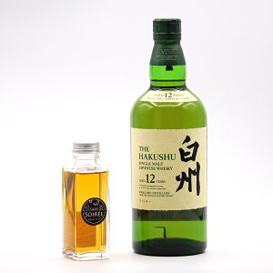 �ʂ蔄�� ���B12�N �͂����イ12�˂� HAKUSHU 12 Year Old 100ml SUNTORY �T���g���[ �V���O�������g �W���p�j�[�Y�E�C�X�L�[ �l�ߑւ� ������ �E�C�X�L�[