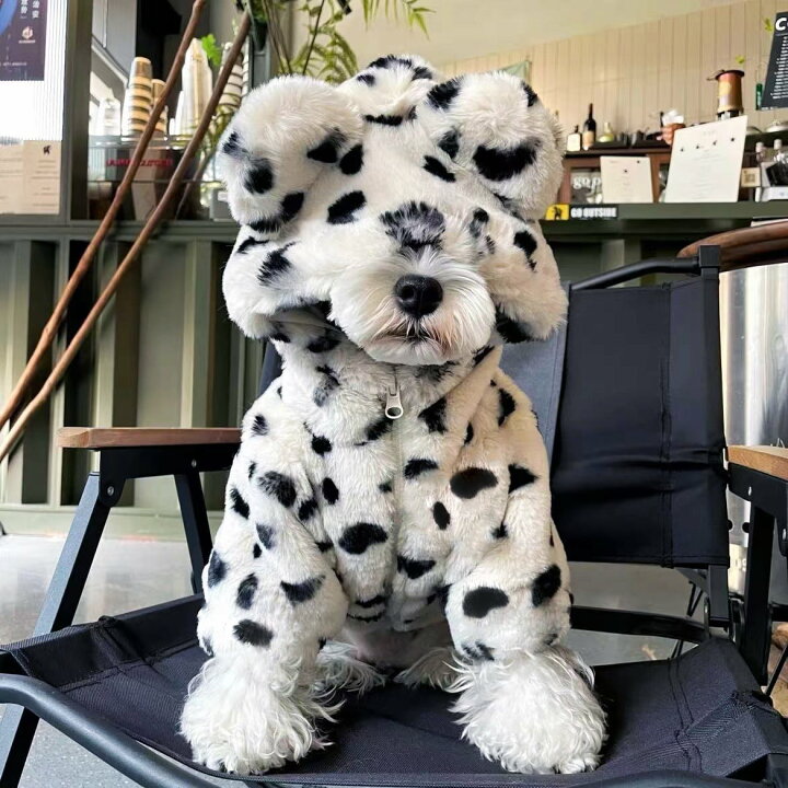 楽天市場】【送料無料】 犬服 ダルメシアン柄 パーカー フーディ 