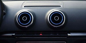 �A�E�f�B Audi A3 / S3 / RS3 (8V) & Q2 / SQ2 (GA)�p 3D �A���~ �A���}�C�g �G�A�R�� �g���������O �y�E�u���[�z 1�䕪 4�Z�b�g
