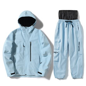 [2025新作]スノーボードウェア 上下セット メンズ レディース スキーウェア ボードウェア スノボウェア ウェア スノーボード スキー スノボーウェア 上下セット 男女兼用 スノーウェア ジャケット パンツ 大きい ウエア アノラック風 撥水 防水 防寒 保温 雪遊び 防風