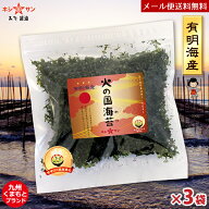 焼き海苔 (高級ばら海苔)【有明産100％】メール便 送料無料 ≪火の国海苔 1袋12g×3袋セット≫有明海産 …