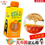 ポン酢【送料無料(込み)】≪九州 熊本特産 デコポン！火の国ぽん酢 220ml くまモンパッケージ≫デコポン…