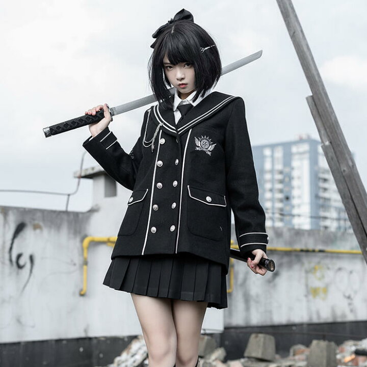 楽天市場 軍服ロリ ゴスロリ ミニスカート 軍服 ロリータ 学生服 スクール セーラー服 ロリ 制服 Lolita系 ミニ 女子校生 ロリィタ ジャケット リボン 萌え萌え 少女ウェア 可愛い 長袖 ハロウィン 高校生 二次元ドレス 学園祭 文化祭 イベントh725 ホシゾラ