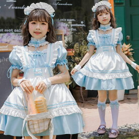 メイド ロリータ 子ども ゴスロリ ワンピース 中華風 ロリータ キッズ チャイナ ロリ ゴシック 3色あり Lolita系 チャイナドレス ロリィタ 子供用 スカート 萌え萌え 中華 少女ウェア 小悪魔 ハロウィン 子供 可愛い 二次元 ドレス 学園祭 文化祭 イベント クリスマスpr45