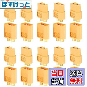 �y���������zXT60 �I�X ���X �o���b�g �R�l�N�^ �v���O RC ���|�o�b�e���[�p �i10�y�A�Z�b�g�j