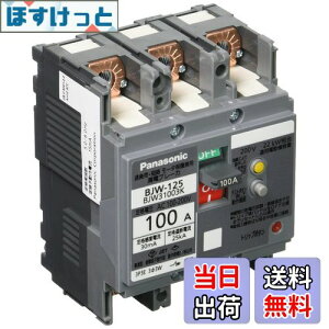 yzpi\jbN(Panasonic) Rdu[J BJW-125^ 3P3E OCt 100A 30mA [^ی쌓p BJW31003K