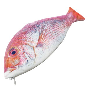【送料無料】GJTr 魚 ペンケース 筆箱 化粧 ポーチ アクセサリー ケース 小物入れ お魚 さかな グッズ A