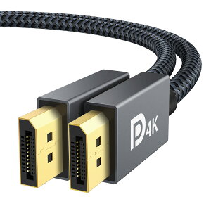 yzDisplayport P[u,iVankyyVESAF؃Q[~ODPP[u 1.2/4K/2Mz4K@60Hz/ 2K@165Hz/ 2K@144Hz, DP to DP ő21.6GbpsnCXs[hCPC/ASUS/Dell/Acer m[gp\R/erΉ fBXvC|
