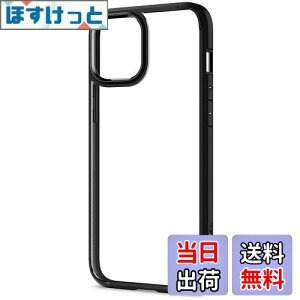 �y���������zSpigen iPhone12Pro iPhone12 �P�[�X �N���A �ČRMIL�K�i�擾 �ϏՌ� TPU �o���p�[ 2�d�\�� ���菝�h�~ ���C�����X�[�d�Ή� �E���g���E�n�C�u���b�h ACS01703 (�}�b�g�E�u���b�N)