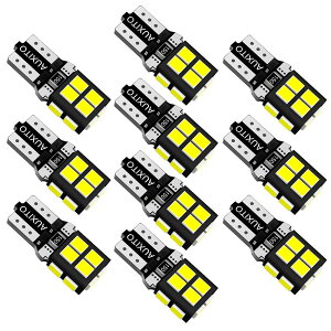 yzAUXITO T10 LED zCg 6000k 10 LED T10 ԌΉ 2835LED`bv14A 12V ԗp |WV/CZXv/io[/[v