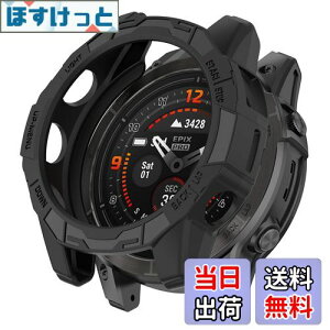 yzSHEAWA for GarminK[~ Fenix 7 Pro P[X Jo[ یP[X ݊i Epix Pro 47mm TPUS یJo[ ϏՌ ANZT[ (ubN)