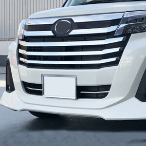 【送料無料】MEKOMEKO トヨタ ルーミー グリルカバー フロント グリルガーニッシュ フロントバンパー センターグリルカバー ガーニッシュ カーアクセサリ 外装パーツ ステンレス 2PCS Roomy Late