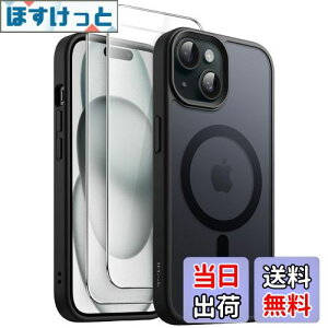 yzJETech 3 in 1 iPhone 15 6.1 C`p }Olbg P[X 2KXtBt MagSafeΉ }bgobN ϏՌX}zJo[ (ubN)