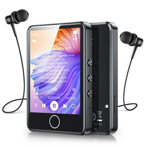yzy2024VozAGPTEK MP3v[[ 64GB 2.8"^b`pl Bluetooth5.3 Xs[J[ HiFi yv[[ TFJ[hΉ 128GB܂Ŋg\  RpNg u[ IV 