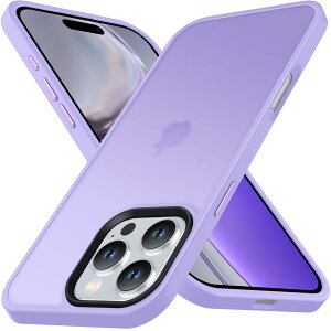 【送料無料】Anqrp iPhone 16 Pro 用 ケース 半透明 耐衝撃 滑り止め 米軍MIL規格 指紋防止 マットケース ストラップホール付き ワイヤレス充電対応 スマホケース アイフォン16 プロ カバー 6.3イン