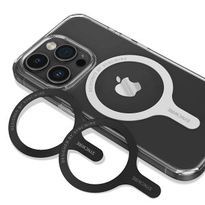 【送料無料】Syncwire MagSafe シール 3枚入り 磁気増強 超薄 MagSafeステッカー マグネットリング ワイヤレス充電対応キット MagSafe対応メタルリング マグネットリングプレート ガイド枠付