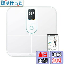 【送料無料】Anker Eufy (ユーフィ) Smart Scale P3 （体重体組成計）【アプリ対応/Fitbit連携/体脂肪率/BMI/心拍数/筋肉量/基礎代謝量/水分量/体脂肪量/骨量/内臓脂肪/タンパク質/骨格筋量/皮下脂肪/体内年齢/ボディタイプ / 3Dモデル】ホワイト