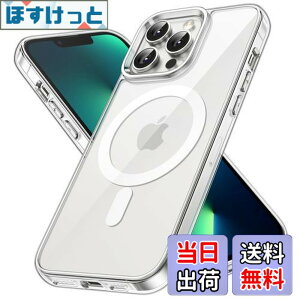 �y���������zJETech iPhone 13 Pro �}�O�l�b�g �P�[�X(6.1�C���`�p) MagSafe ���C�����X�[�d�Ή� �Ռ��z�� �o���p�[�J�o�[ �����h�~ �����o�b�N (�N���A)