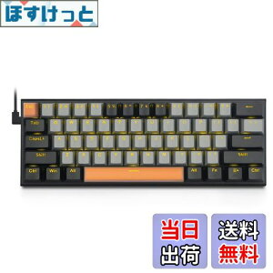 yzefJjJL[{[h61L[ Ԏ̗p̃Q[~OL[{[h FLEDobNCgt 60^RpNgL[{[h USBLpz Windows/MacɑΉQ[pL[{