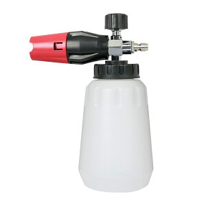 【送料無料】TiCoast フォームキャノン 1.0L 洗車用フォームガン 1/4クイックコネクター付き 圧力洗浄ガン用 高圧洗浄機用 泡洗車 フォームランス 高発泡 ダイヤル付き 泡量調節可能 洗車 スノ