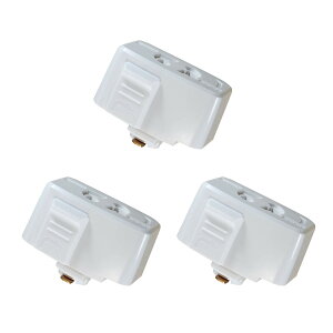 【送料無料】Abishionライティングバー用抜け止めコンセント 引掛シーリングプラグ ダクトレール用 取付簡単(15A 125V 50/60Hz専用まで) 引掛シーリングボディ ライティングレール用 PSE認証(白