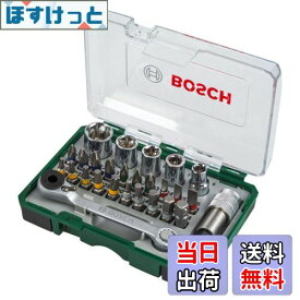 【送料無料】BOSCH(ボッシュ) マルチドライバー&ソケットセット 2607017375 (W120 x H90 x D35mm)