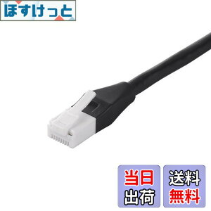 �y���������z�o�b�t�@���[ BUFFALO �c���̐܂�Ȃ�LAN�P�[�u�� �J�e�S��6a �X�g���[�g �m�[�}���^�C�v �u���b�N BSLS6ANU50BK