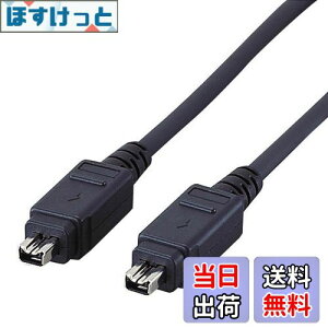 yzGR USBP[u yFireWirez IEEE1394 400(i.LINKEDV) 4pin-4pin 1m ubN IE-441BK