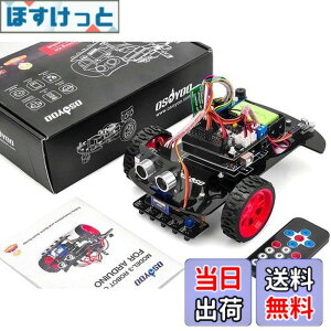 �y���������zOSOYOO2�� �쓮 �X�}�[�g ���{�b�g�J�[ �X�^�[�^�[�L�b�g Arduino�݊��� UNO R3 �v���W�F�N�g 2WD Smart Robot Car Kit �I�[�v���\�[�X ���烍�{�b�g �m�� ���{�������(9V�d�r�t��)