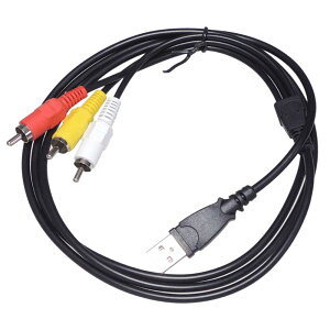 yzKAUMO USB RCA ϊ AVP[u 1.5m