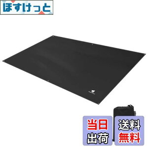 yzGeer Top 4-5l Lv }bg egV[g OhV[g ϐ5000mm ϖՐn tA}bg sNjbN pbh h eg V[g 300cm x 220cm (ubN)