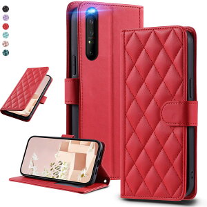 【送料無料】UnivoColors Sony Xperia 1II(SO-51A/SOG01)キルティグレザー調 手帳型ケース エレガント 高質PU マグネット開閉式 カード収納機能 スタンド機能 液晶全面保護 レンズ保護 ストラップ付