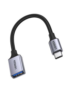 yzUGREEN USBϊP[u Type C USB OTGP[u Thunderbolt 3Ή USB-C ϊA_v^ iPhone 15 Pro Max MacBook Pro/MacBook Air/iPad Pro/Xperia XZ/Galaxy S10 ̑ USB-C [p USBϊA_v^ 15CM