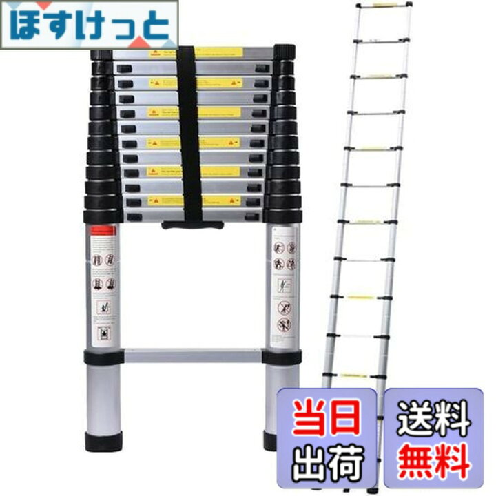楽天市場】【送料無料】DayPlus 伸縮はしご 最長5 m (16.5 ft 