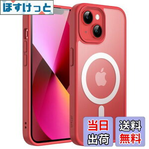 yzJETech iPhone 13 6.1C`p }Olbg P[X MagSafeɑΉ ̃}bgw ^ ϏՌ Jo[ (bh)