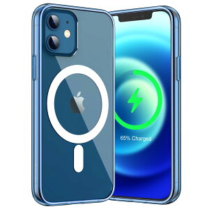 yzJETech iPhone 12/12 Pro }Olbg P[X(6.1C`p) MagSafe CX[dΉ Ռz op[Jo[ h~ obN (CfBSW[Y)