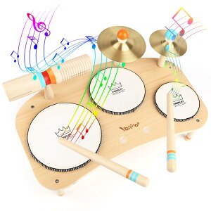 【送料無料】ドラムセット 子供 楽器 おもちゃ 木のおもちゃ 打楽器 赤ちゃん 玩具 1 2 3 4 5 歳誕生日プレゼント女の子 男の子 早期開発 指先の知育 クリスマスプレゼント 子供