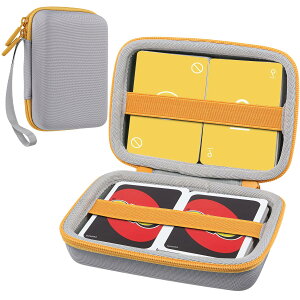 【送料無料】(ケースのみ)ウノ UNO スペシャルルールカード 保護収納ケース ホワイト ゲームカードを300枚収納可能 ほとんどのゲームカードと互換性があります-Aenllosi