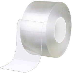 【送料無料】BingDi 窓/玄関用の隙間テープ 幅:7cm 長さ:20メートル 透明テープ 隙間風・低温対策 冷気ブロック/虫よけ/すきま風防止 網戸用/玄関/ドア用/窓用/サッシ用 防汚テープ 耐高温補