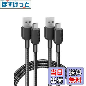 yzy2{ZbgzAnker 310 ϋviC USB-C & USB-A P[u USB 2.0 tXs[h[d iPhone 16 Galaxy LG AndroideΉ (1.8m 2{Zbg)