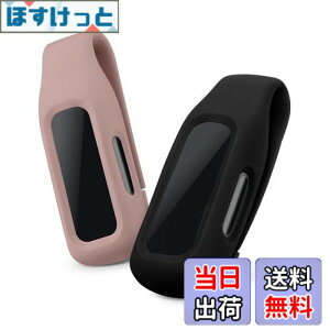 �y���������zkwmobile Fitbit Inspire 3 / Inspire 2 / Ace 3�Ή� 2x �N���b�v�z���_�[ - �V���R�� �t�B�b�g�l�X�g���b�J�[ �N���b�v