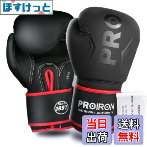 �y���������zPROIRON �{�N�V���O�O���[�u 12oz �{�N�V���O�p�O���[�u �p���`���O�O���[�u ���� �ϋv�������� ���K boxing gloves �����e�i���X�o�b�O�t�� 1�N�Ԃ̕ۏ�