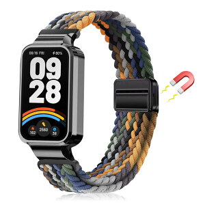 �y���������z[LanQii] �o���h �p�� Xiaomi Smart Band 9 Active/�p�� Xiaomi Redmi Smart Band 3 �Ή� �o���h �����x���g �i�C���� �o���h �҂ݍ��� ���C�z�����t�� �X�|�[�c�p �e�͐� �������i�K���� �_�� �h