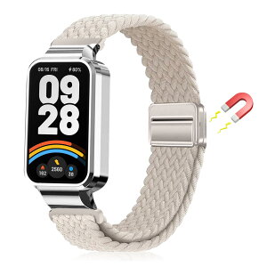 �y���������z[LanQii] �o���h �p�� Xiaomi Smart Band 9 Active/�p�� Xiaomi Redmi Smart Band 3 �Ή� �o���h �����x���g �i�C���� �o���h �҂ݍ��� ���C�z�����t�� �X�|�[�c�p �e�͐� �������i�K���� �_�� �h