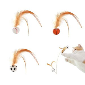 【送料無料】Eedoeccs 猫のおもちゃ 猫玩具 インタラクティブな猫のボール 羽のある猫のボール 猫 ボール 猫 おもちゃ ボール 猫のおもちゃボール cat toy